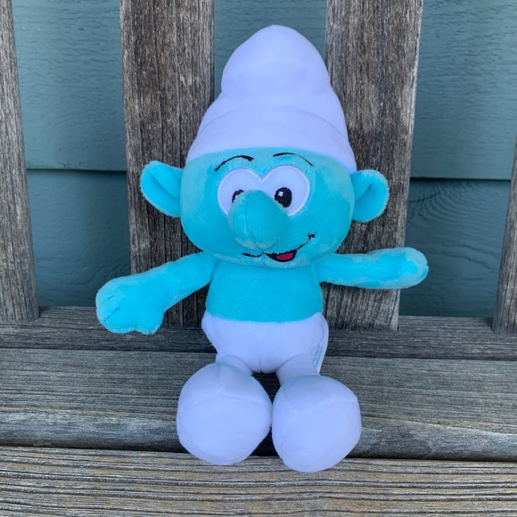 The Smurfs Other - The Smurfs 2025 Paramount Pictures Blue Plush Toy Snapco LLC 9.5 inch AMC Movie